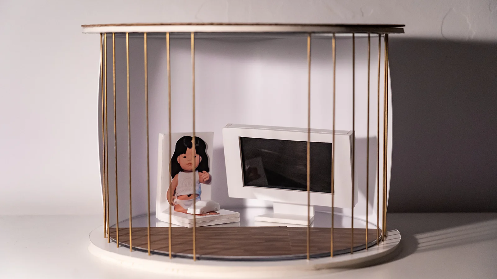 CAGE完整鸟笼缩尺模型