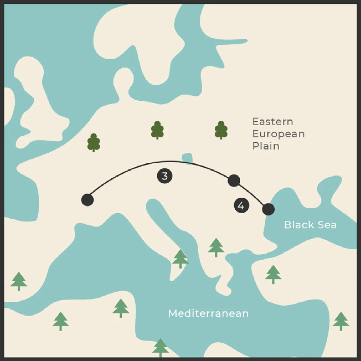 Koko第三四关地中海沿岸地图